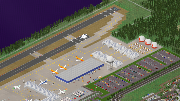 Freight terminal and hangars