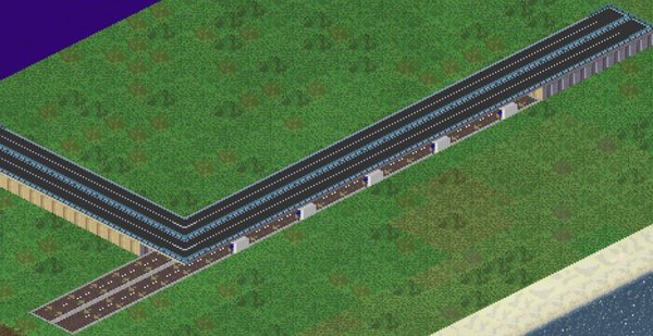 Put the road over top. And replace the wires in(1) with proper road.