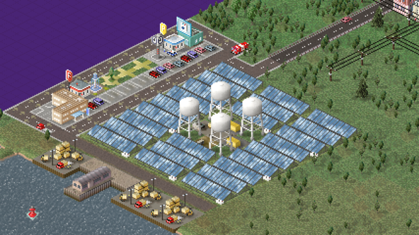 Solar Farm. It's just a imagination, but it will be usefull